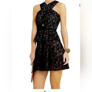 Size 0  BCBG Maxazaria  Lace Fit & Flare Dress - Brand: